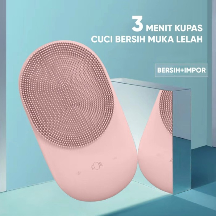 Bomidi FC1 Electric Mini Facial Cleansing Brush 3 Mode IPX7 Waterproof Alat Pembersih Wajah Sikat Kulit Cuci Muka Wajah Elektrik Face Wash Getaran Sonik