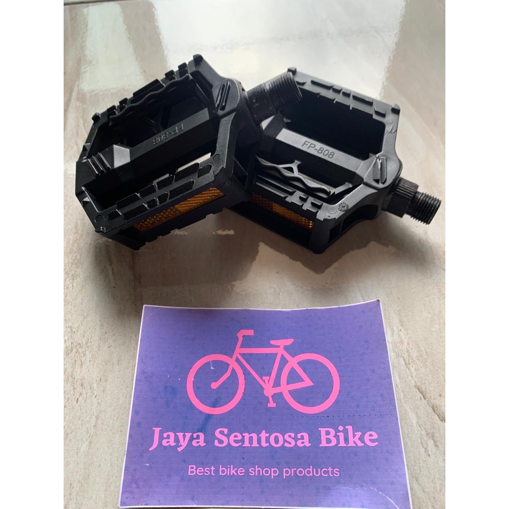 TERMURAH!!! Pedal Taiwan 808 / Sepeda Bmx,Lipat,Fixie,Federal Mini,PVC Hitam / Realpict