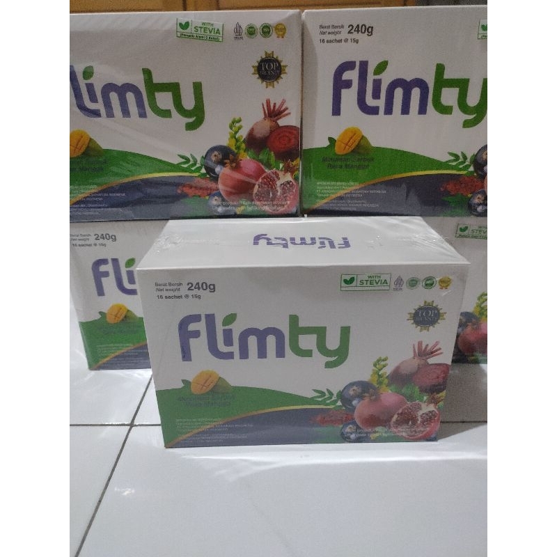 

Flimty Fiber 1 box isi 16 sachet Original