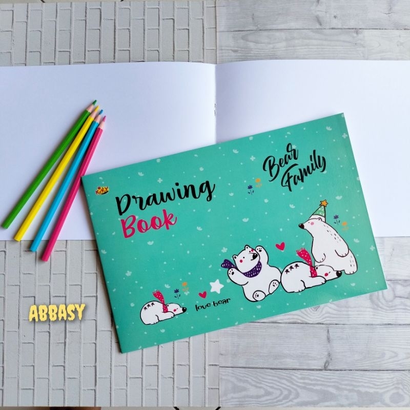 

YUH Buku Gambar Kiky A4 Ukuran 20x30cm ( 1 pack isi 5 pcs )