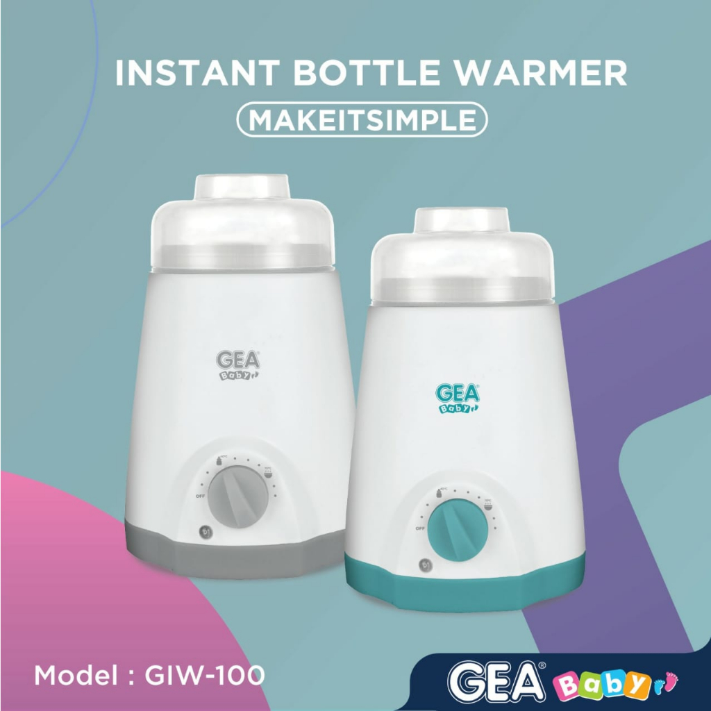 GEA Baby Instant Bottle Warmer GIW-100 / penghangat botol susu / pemanas susu / pemanas makanan / sterilisasi uap