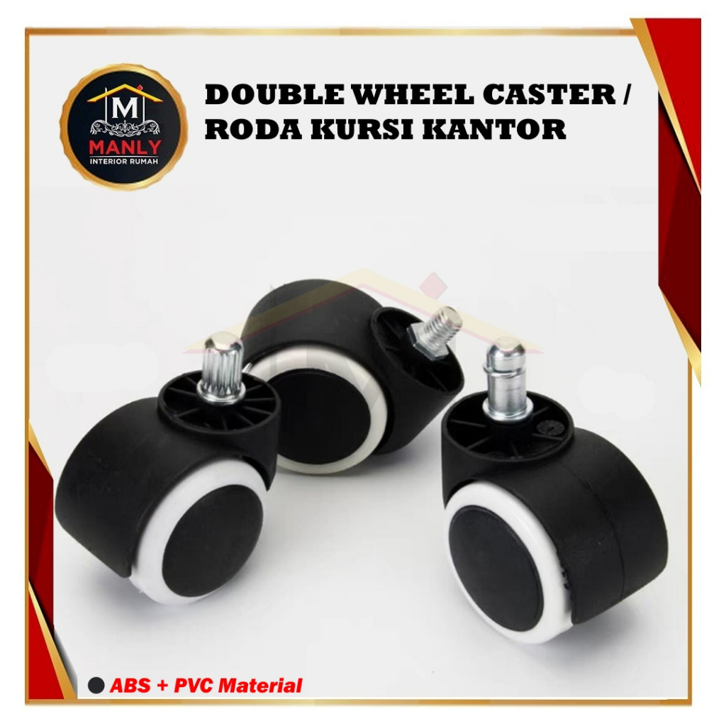 Roda Kursi Kantor 2 inch Tancap Cocok Untuk Semua Merek Kursi Kantor