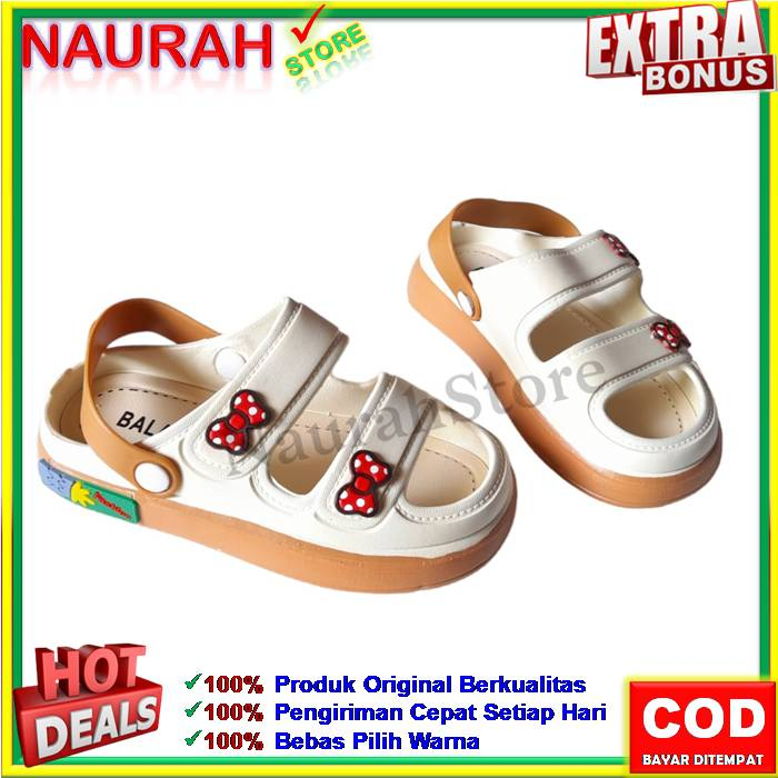 Sandal Slop Anak Balance 029 F5M Sendal Viral 100% Original Kualitas Import Jelly Rubber Anti Slip Nyaman Empuk Lucu Terbaru Termurah