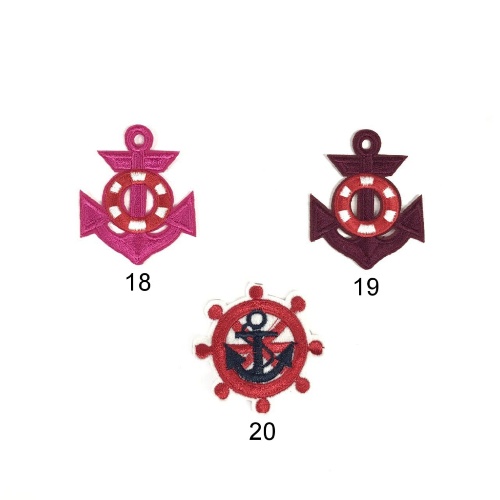Iron Patch Anchor / Emblem Bordir Jangkar