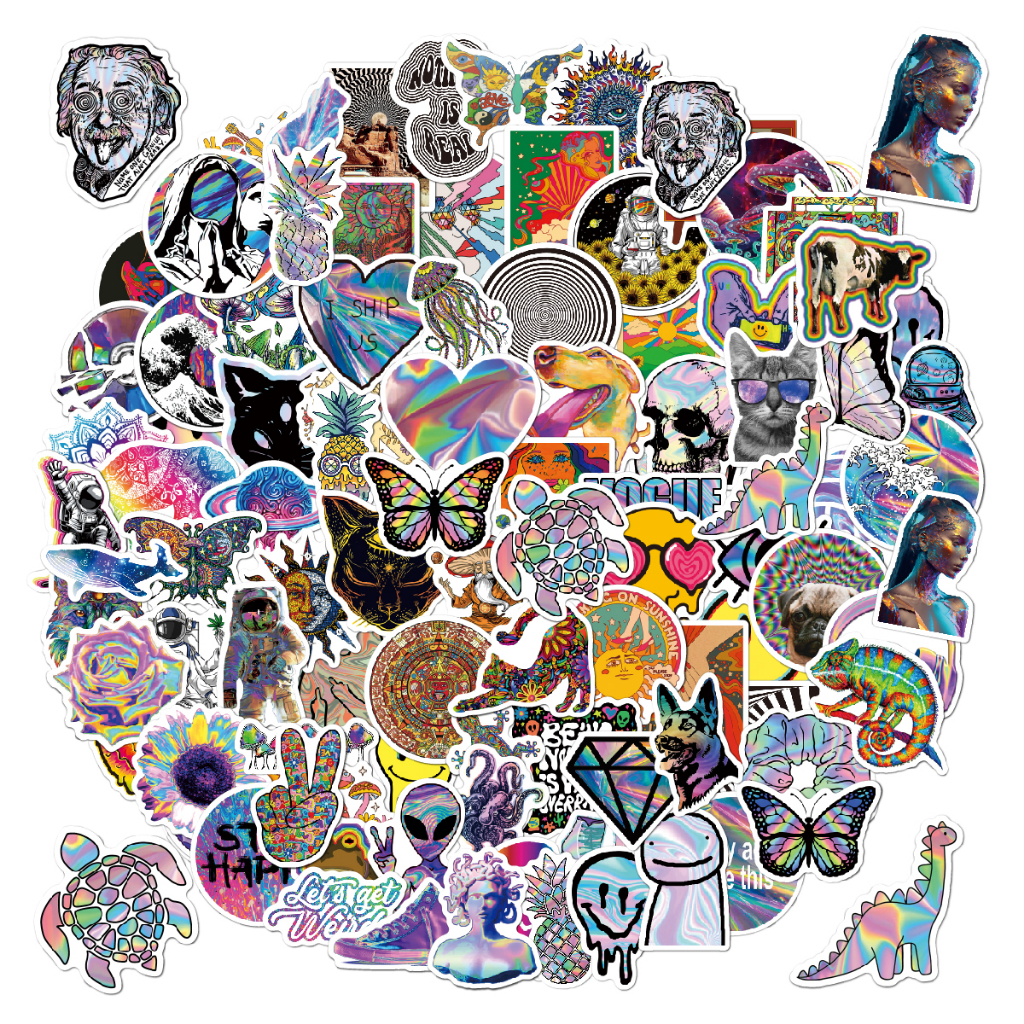 

100pcs Colorful Funny Decoration Sticker/ Stiker Warna-Warni Lucu 6368