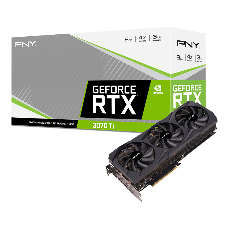 PNY Nvidia GeForce RTX 3070 Ti Verto Triple Fan 8GB