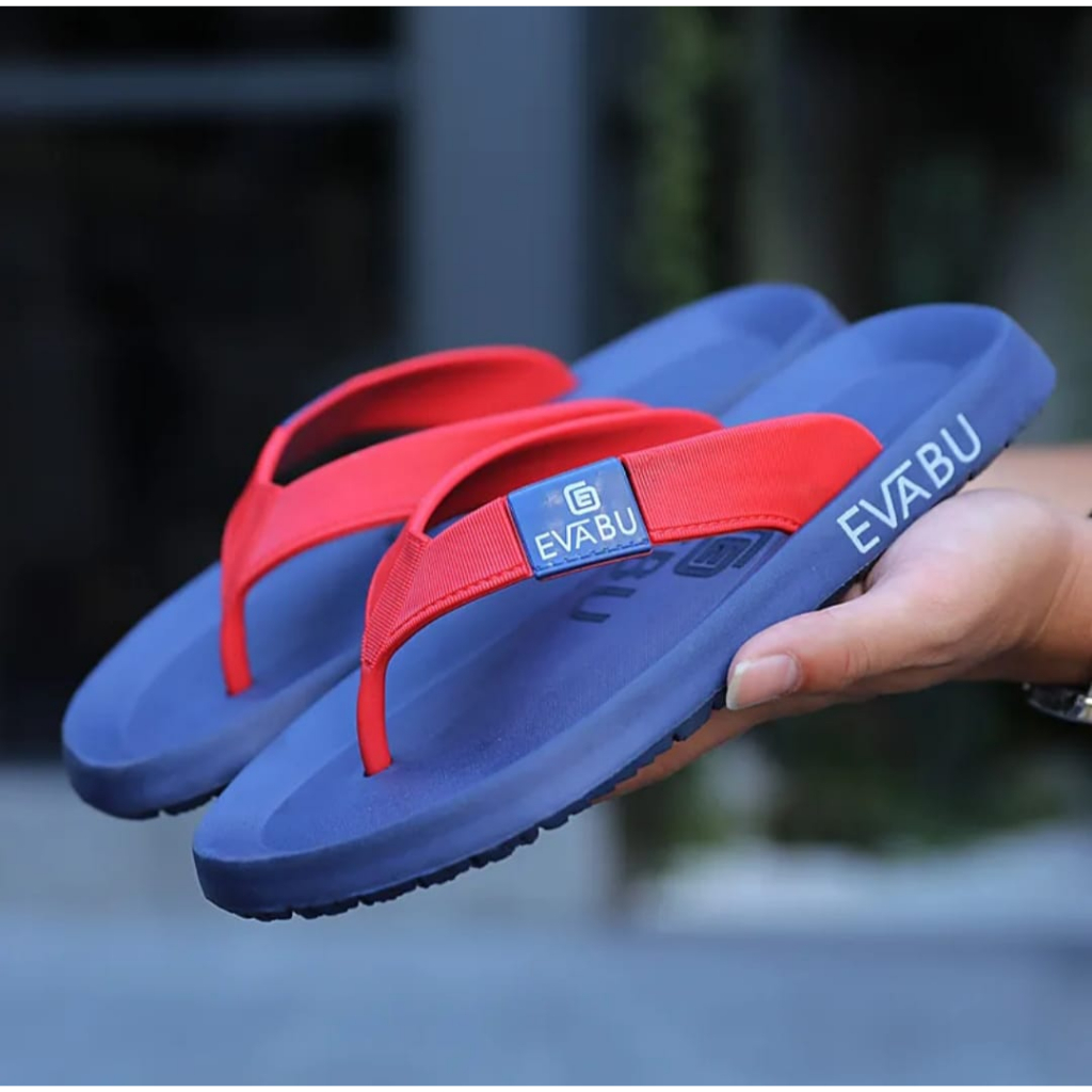 Sendal Jepit Pria / Sendal Slide Pria  EVABU Casual Karet Original