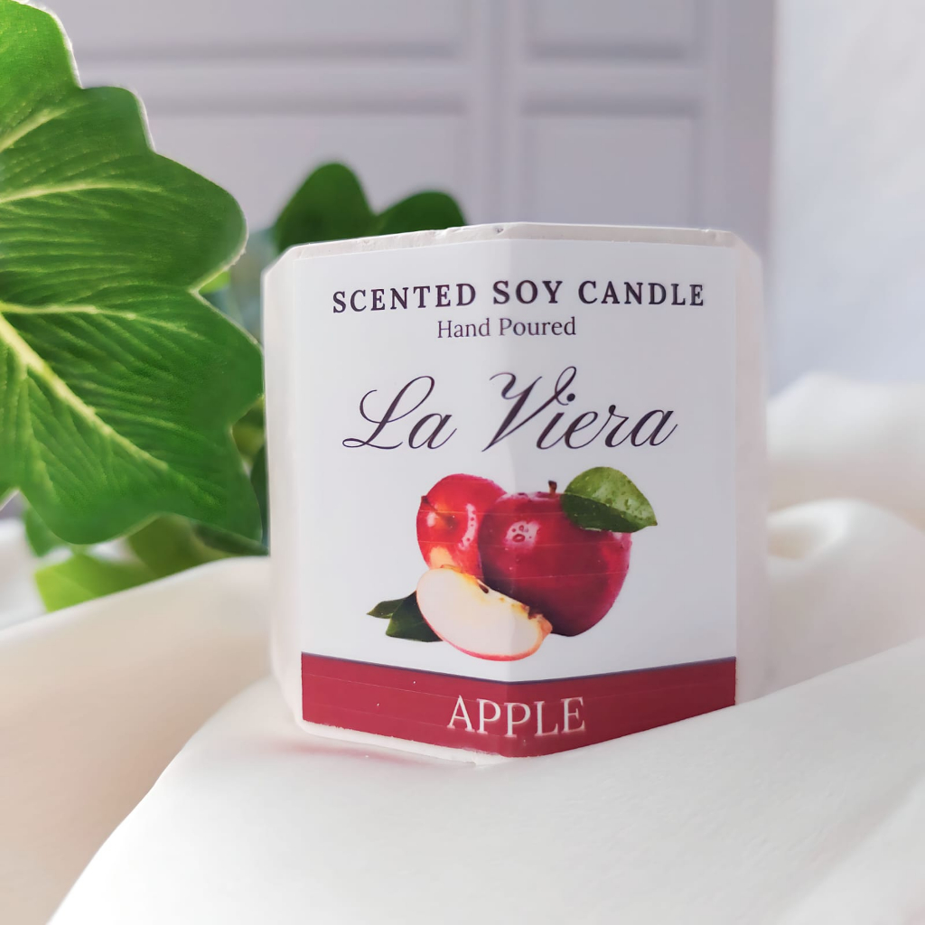 【GOGOMART】La Viera Scented Candle Soy Wax 100% Lilin Aromaterapi / Souvenir Lilin Pewangi Pengharum Ruangan - Aroma Buah