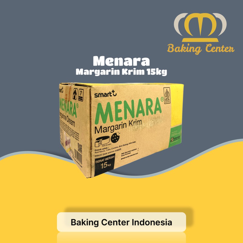 

Margarine Cream Menara 15kg Repack 500gr