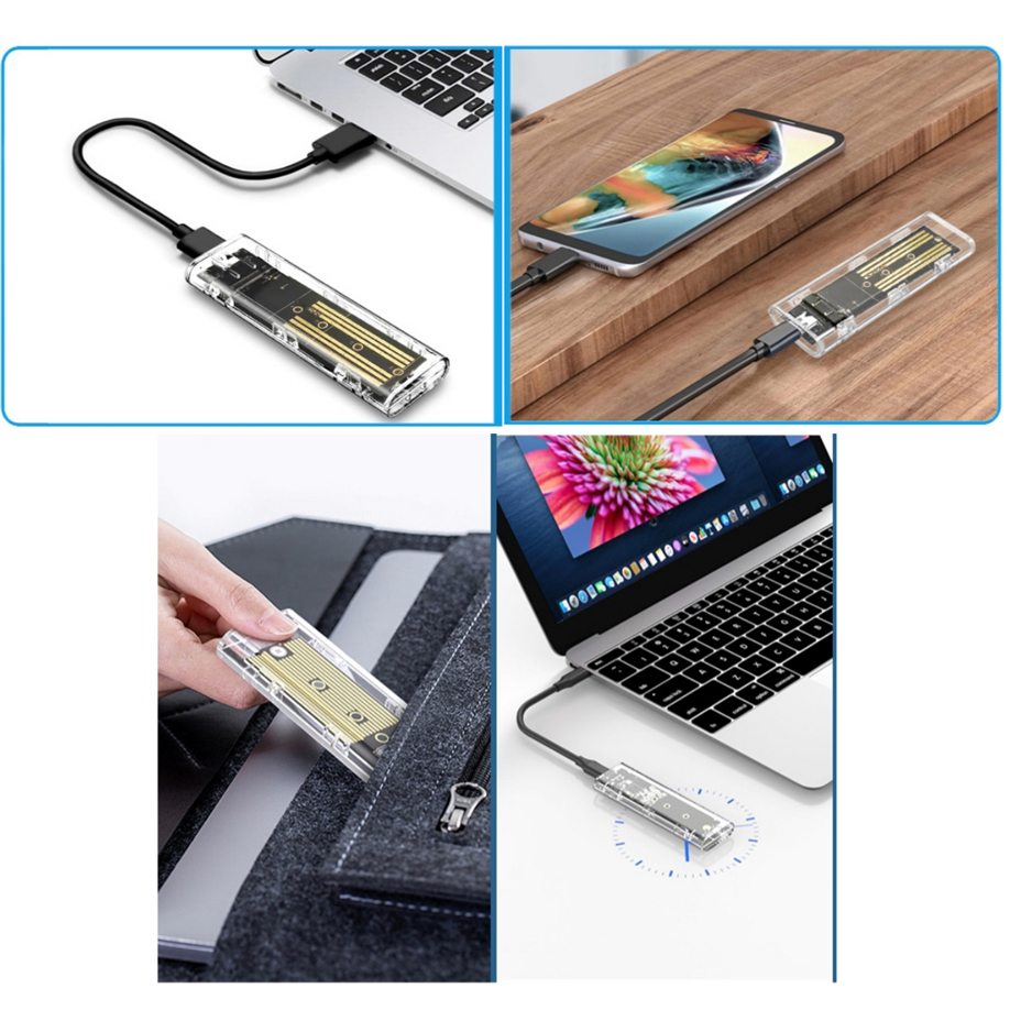 Enclosure Casing SSD M2 NVME USB C to USB 3.0 High Speed