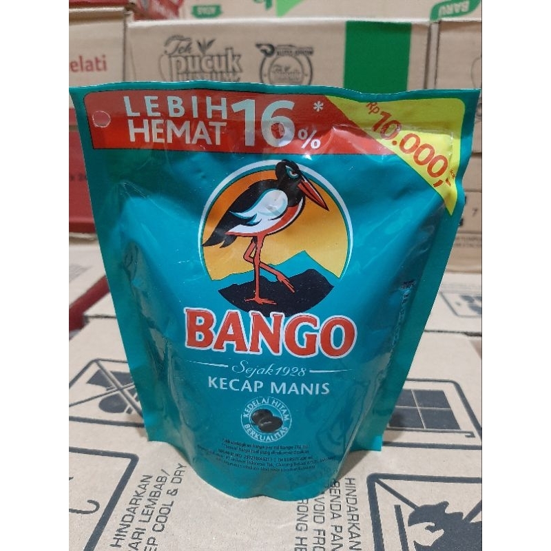 

bango kecap manis 210ml. pouch // refill