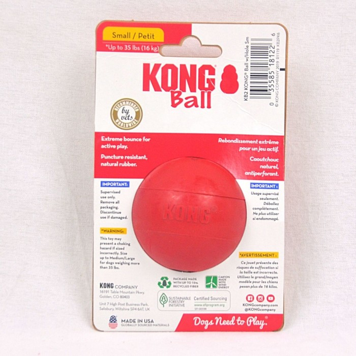 Mainan Anjing Pet Dog Toys Kong Ball Small KB2