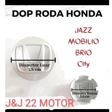 dop roda Honda jaz,Brio, Mobilio,city