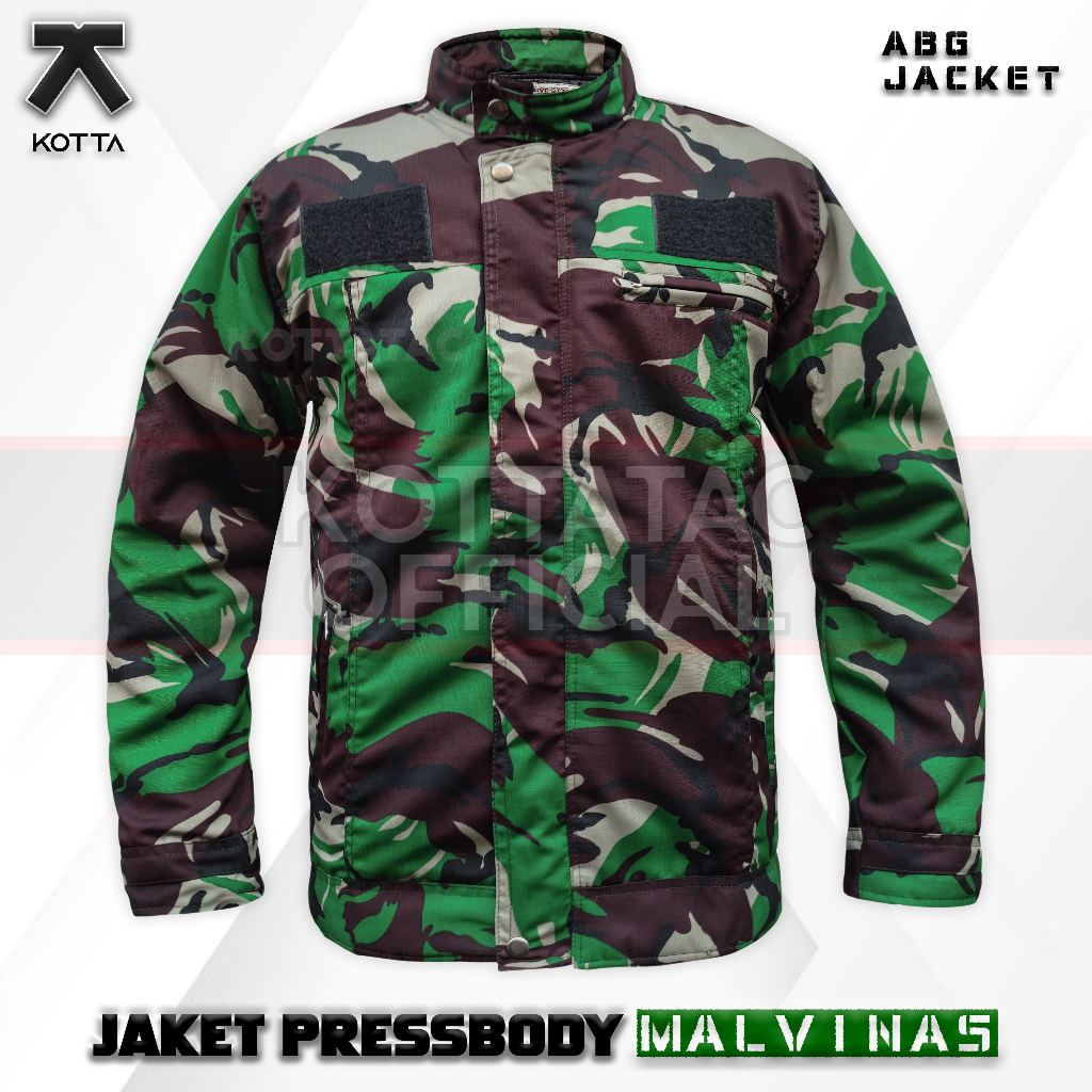 JAKET TACTIKAL LORENG TNI MALVINAS - JAKET PRESSBODY MALVINAS - JAKET TACTICAL TNI - JAKET LORENG ARMY - JAKET TENTARA TERBARU