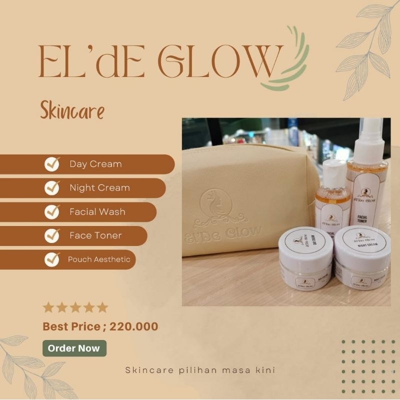 El'de Glow skincare paket acne
