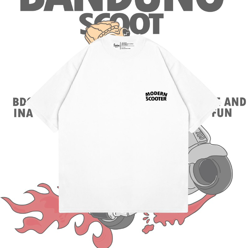 BANDUNGSCOOT | T-SHIRT "HAPPINESS DESTINATION" | BAJU VESPA | BAJU VESPA MATIC | BAJU MOTOR