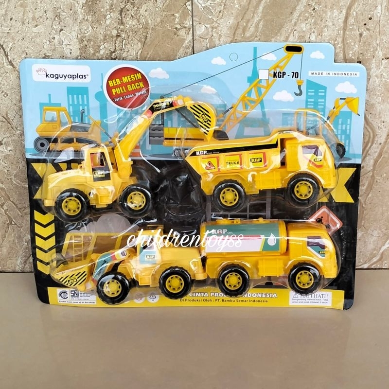 Mainan mobil konstruksi KGP / mobil truk KGP