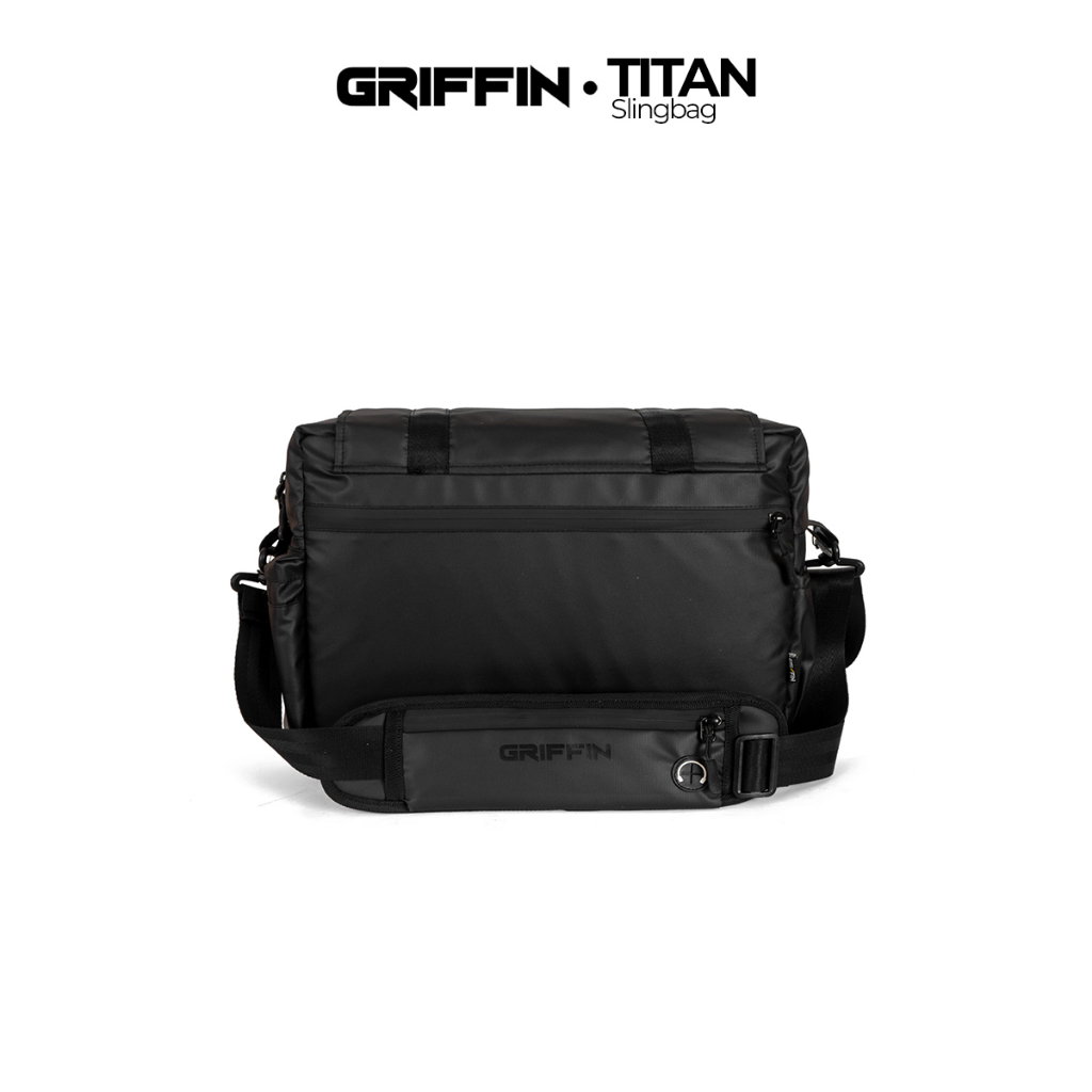 Tas Selempang Pria Kamera dan Laptop Waterproof Hitam Keren dan Elegan Titan by Griffin