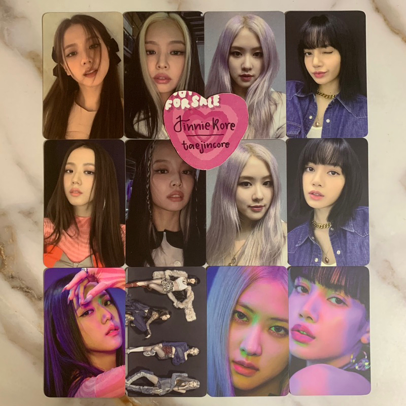 BLACKPINK HOW YOU LIKE THAT PRERELEASE SINGLE ALBUM PHOTOBOOK PREORDER BENEFIT OFFICIAL PHOTOCARD PC