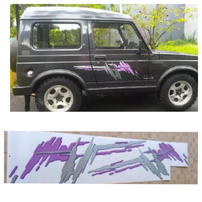 List body stiker Katana Jimny Pistol / List body Suzuki Katana Pistol tahun 1997