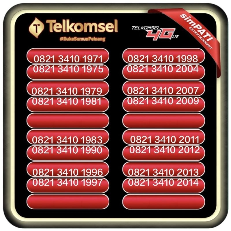 Perdana Simpati Tahun Lahir Cakep