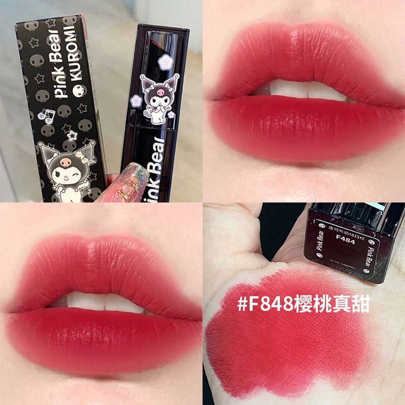 Lipstik Pink Bear sanrio kuromi Matte