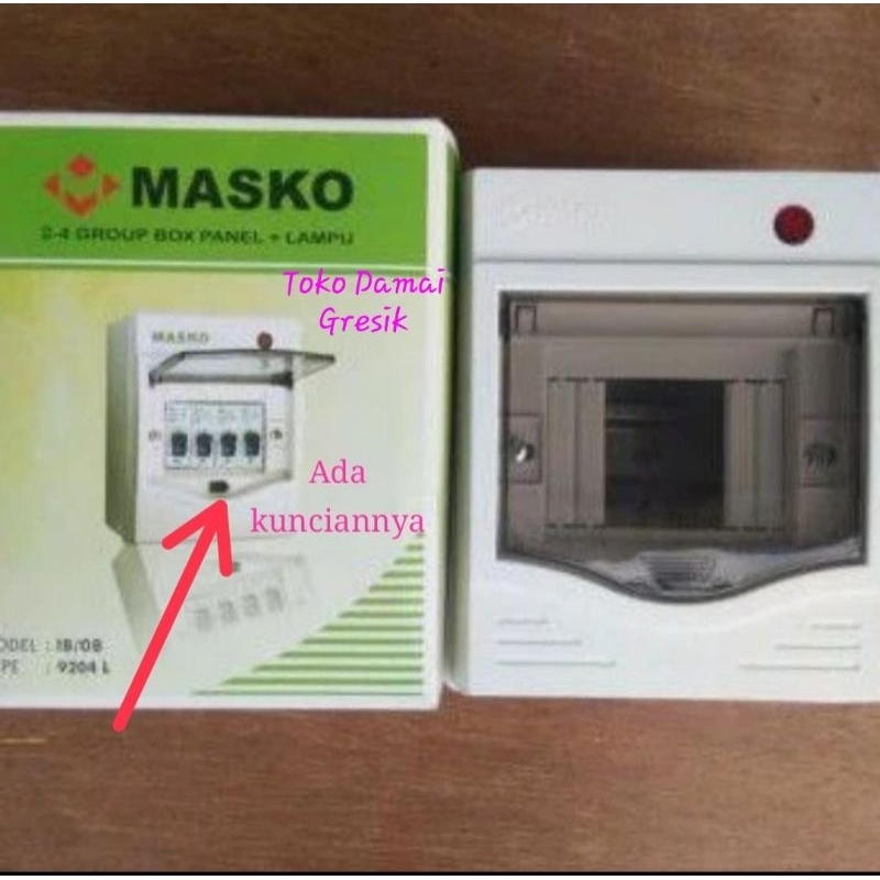 Masko Box panel Mcb IB OB 2 - 4 Group 9204 L (lampu). inbow outbow