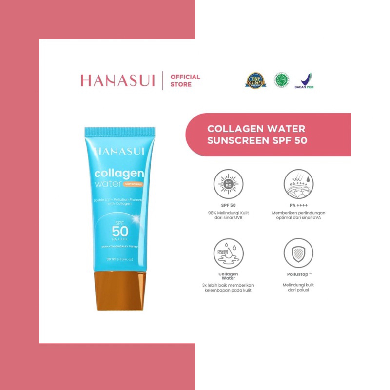 Hanasui Collagen Water Sunscreen SPF50 PA++++