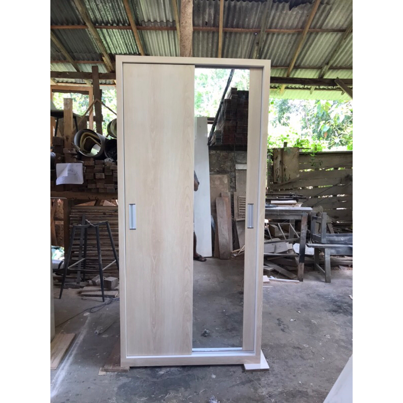 Lemari Pakaian Sliding Minimalis / Wardrobe Baju
