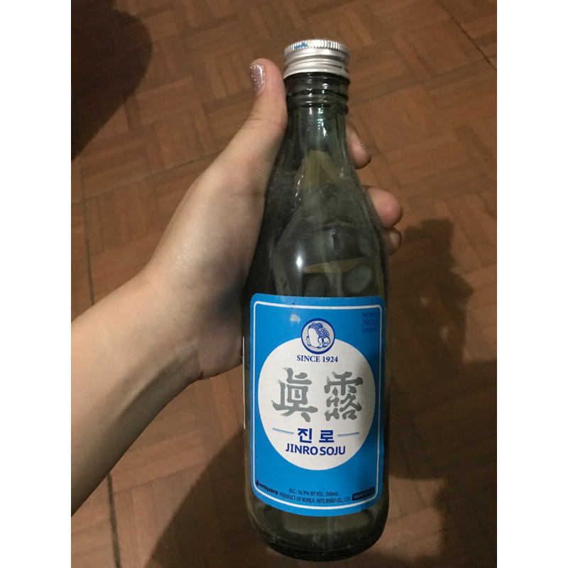 botol jinro soju kosong