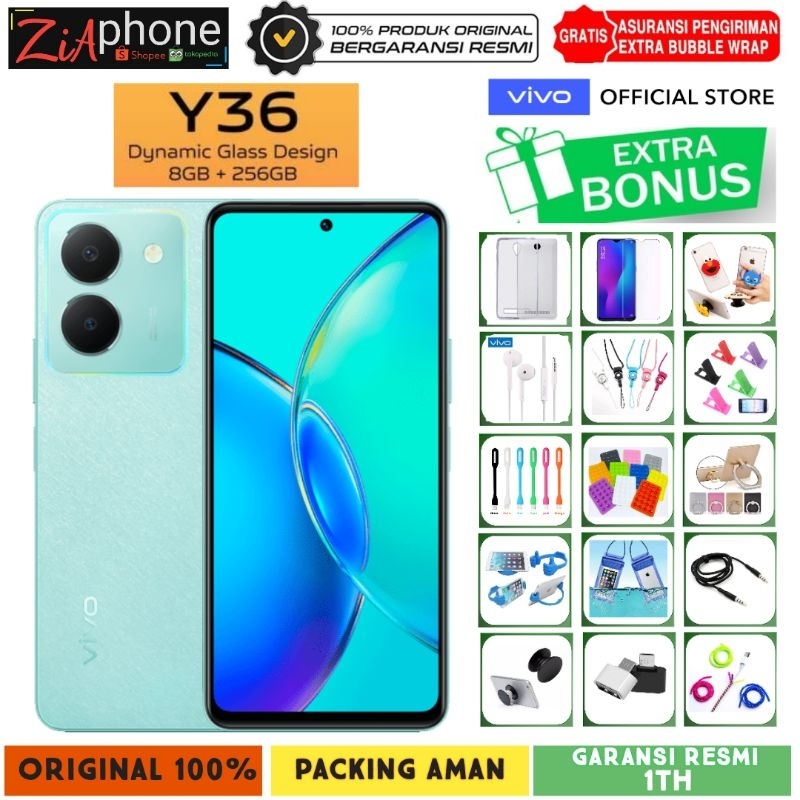 VIVO Y36 4G 8/256GB & Y36 5G 8/256GB GARANSI RESMI VIVO INDONESIA