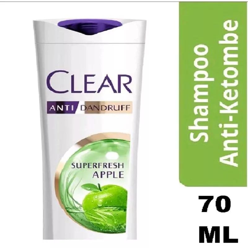 CLEAR SAMPO ANTI KETOMBE SUPERFRESH APPLE 70ML