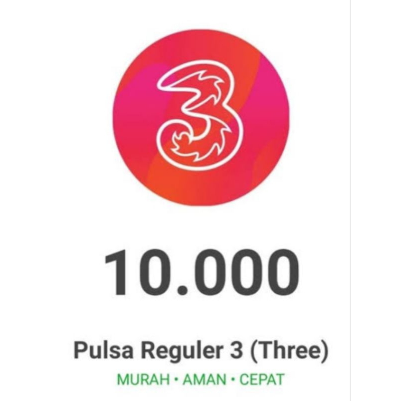 Pulsa 3 10k