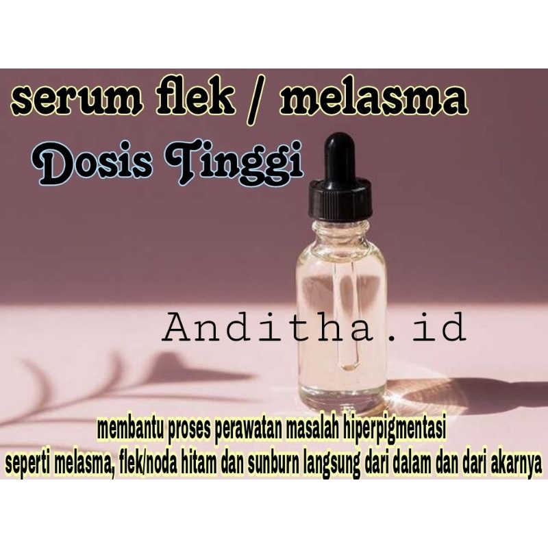 serum flek / melasma dosis tinggi | 1 liter | serum literan