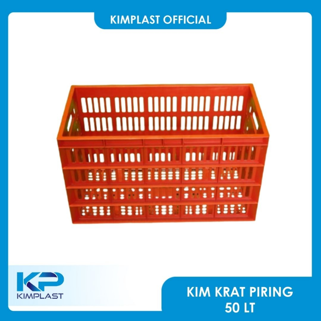 KIMPLAST Krat Piring 50 Liter/ Keranjang Piring/ Keranjang Untuk Catering/ Tempat Piring/ Tempat Per