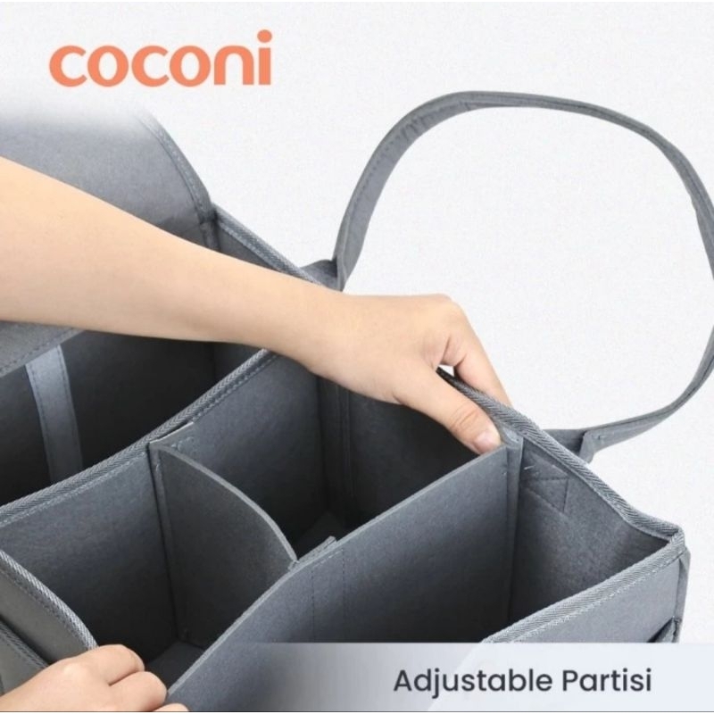 COCONI Multipurpose Caddy Bag / Diaper Onganizer Bag / Tas Organizer