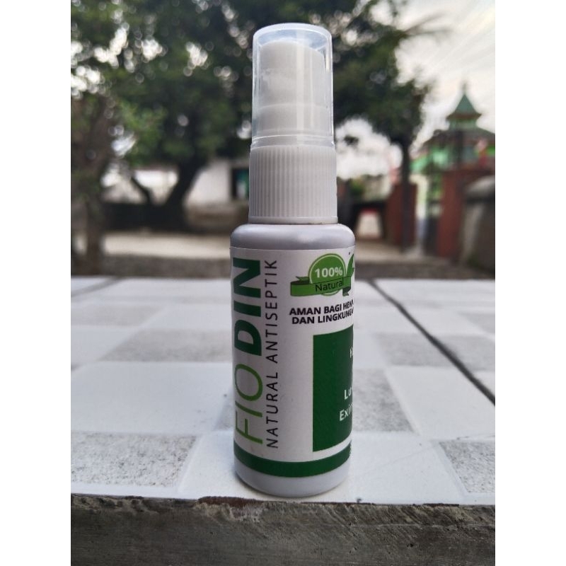 Fiodin Herbal Spray 20ml Obat Jamur Scabies Demodex Kucing Anjing Kelinci Shaestore15