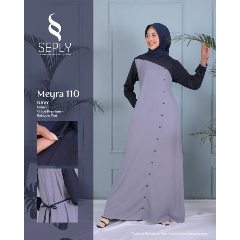 Seply Gamis Meyra 110 (Navy, Black, Maroon)