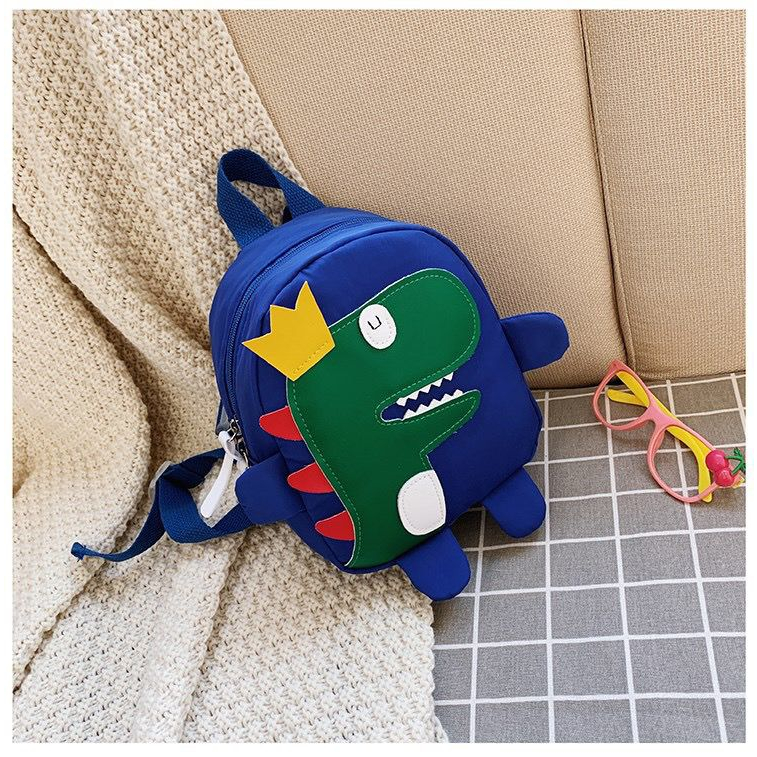 T-011 IMPORT Tas Anak Cowok Karakter Dinosaurus / Tas Anak Lucu Import High Quality