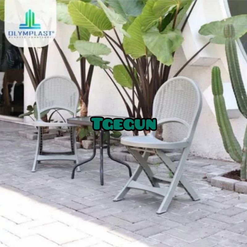 KURSI LIPAT PLASTIK CAFE OLYMPLAST