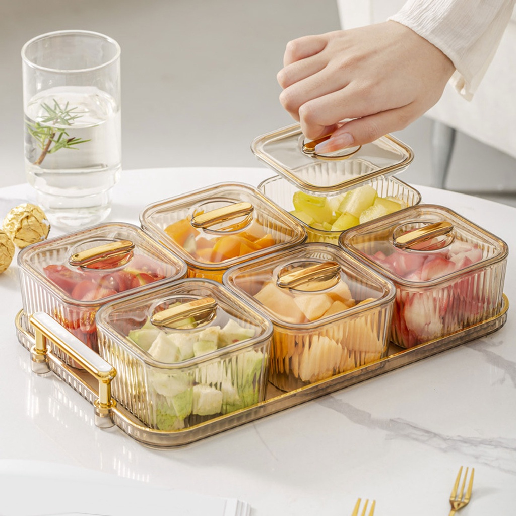 【COD】Nampan Snack Tray/Snack Tray Toples/Tempat Saji Snack Cemilan/Nampan Saji Makanan