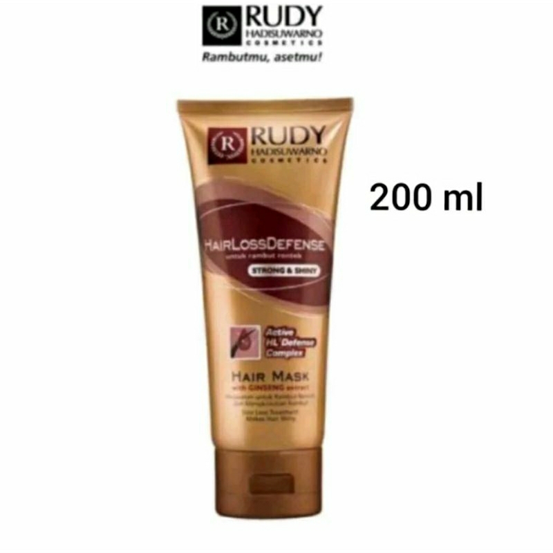 RUDY HADISUWARNO Hairlossdefense Hair Mask Gingseng 200ml - Hair Mask Gingseng Rudy Hadisuwarno