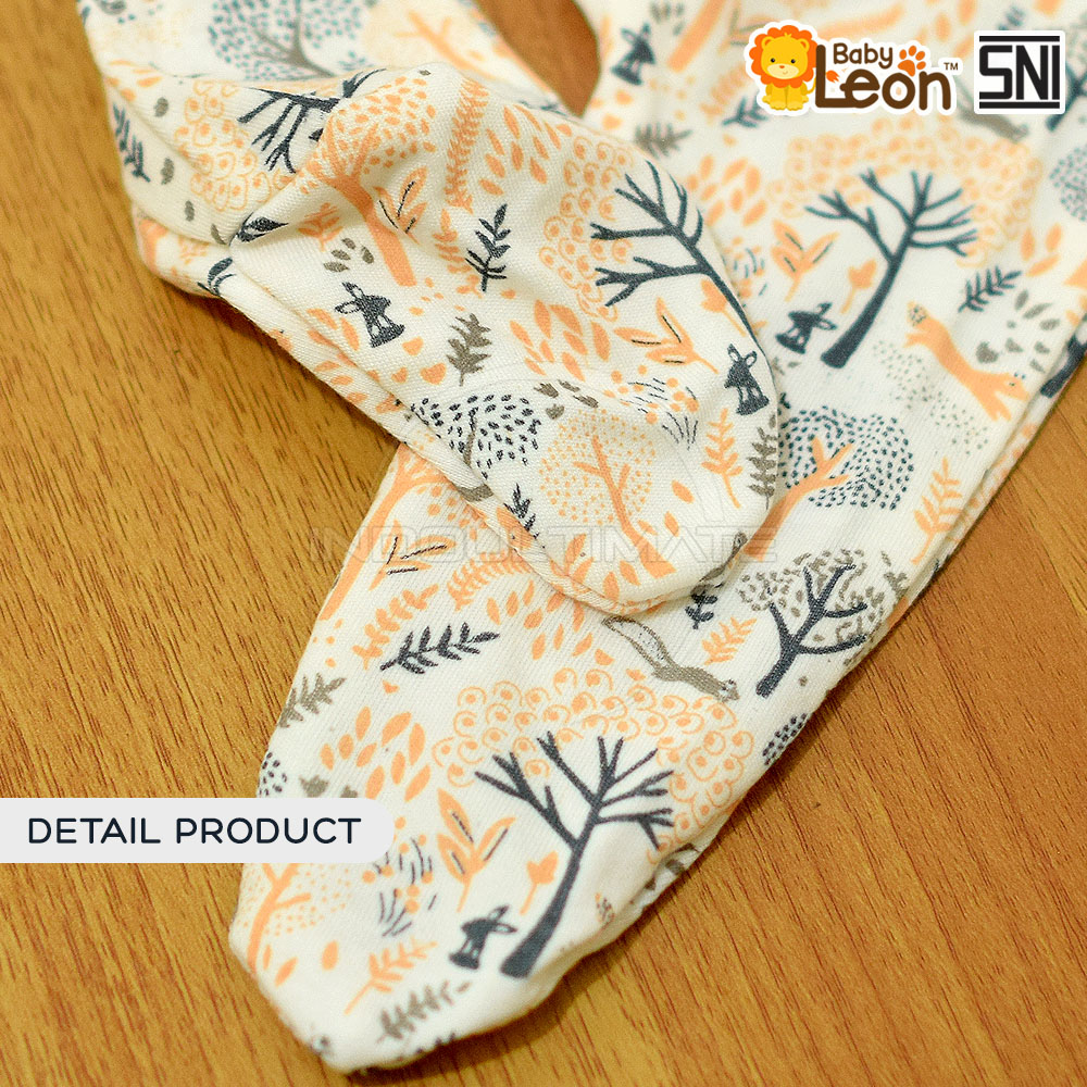 1Pcs Jumsuit BC-072 Bayi Kaki Tutup Lengan Panjang BABY LEON Jumper Bayi Newborn Sleepsuit Bayi