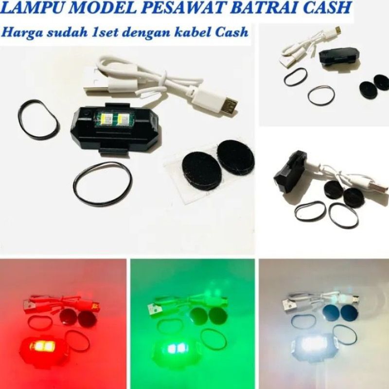 ￼COD LAMPU LED KEDIP SEPEDA MOTOR MOBIL LAMPU LED USH MODEL PESAWAT LAMPU CUSTOM