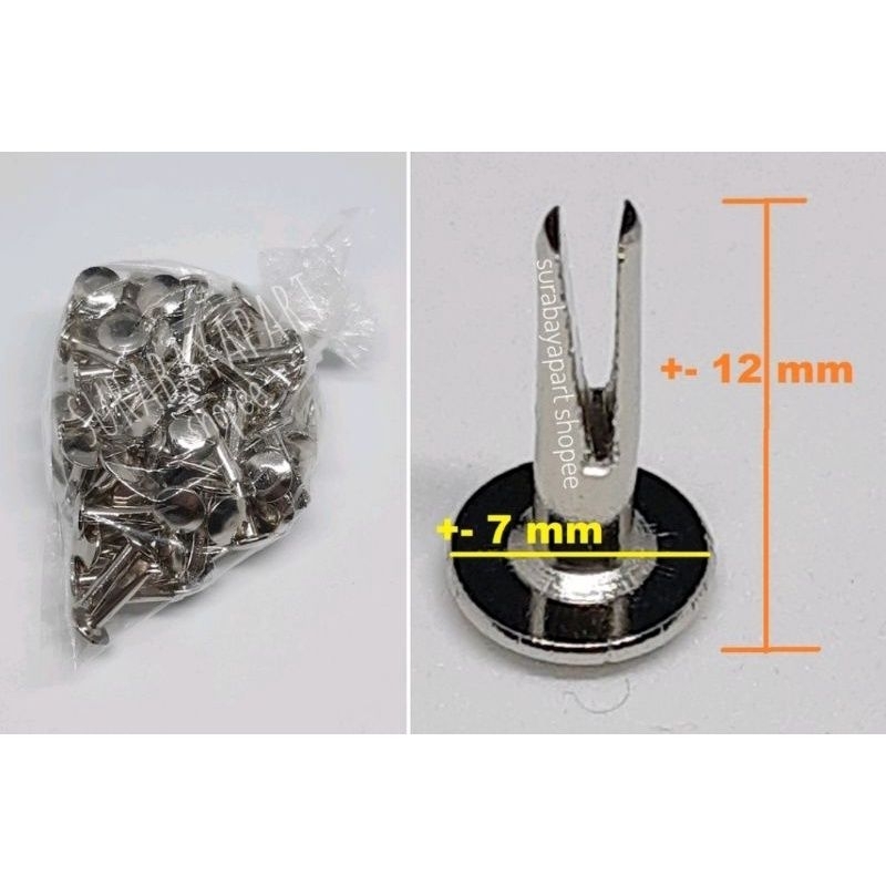 TALI HELM INK ORIGINAL CHINSTRAP KLIK ASLI ORI INK  FREE PALU BELAH DAN RING