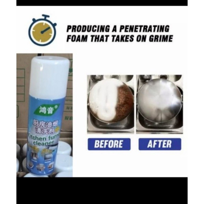 FMFIT pembersih dapur serbaguna kitchen foam cleaner spray fume bubble busa pembersih kerak wajan noda keramik crust panci mobil interio jaket multifungsi