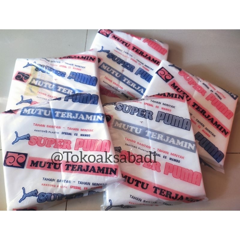 Plastik PE PUMA / Plastik Es Lilin / Plastik Es Mambo / Plastik Es Batu Panjang 4x15 5x15 6x15 7x15 