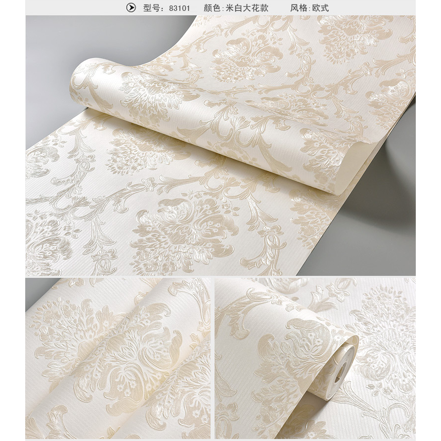 [1 ROLL] WALLPAPER DINDING GLITTER MEWAH  UKURAN 10 METER x 50 CM Sticker Dekorasi Kamar Modern Ruangan High Quality Premium