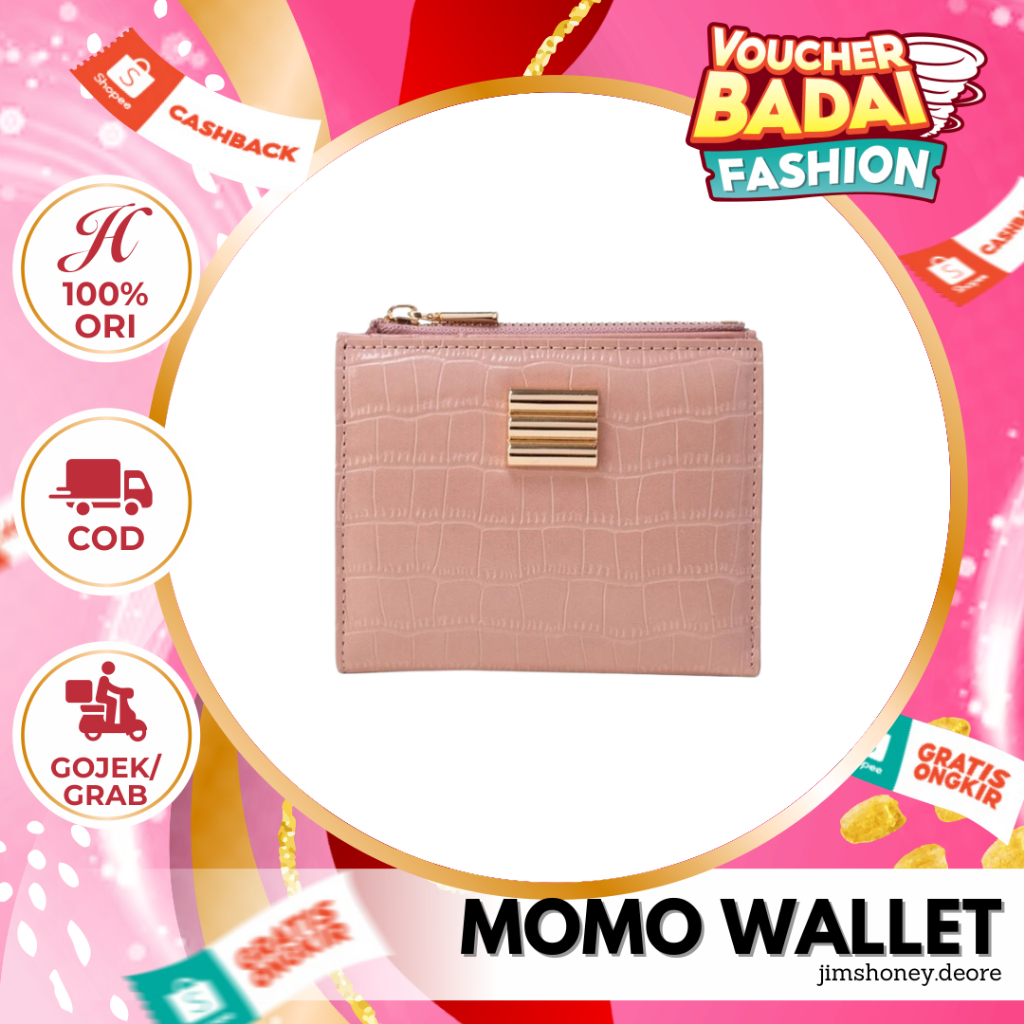 Jims Honey Momo Wallet Dompet Lipat Kecil Wanita