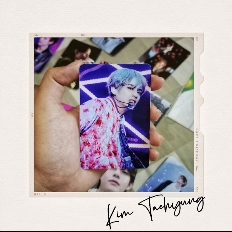 Photocard V BTS, PC V BTS, Photocard Kim Taehyung, PC Kim Taehyung